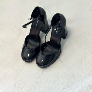 Elegant Black Patent Heels